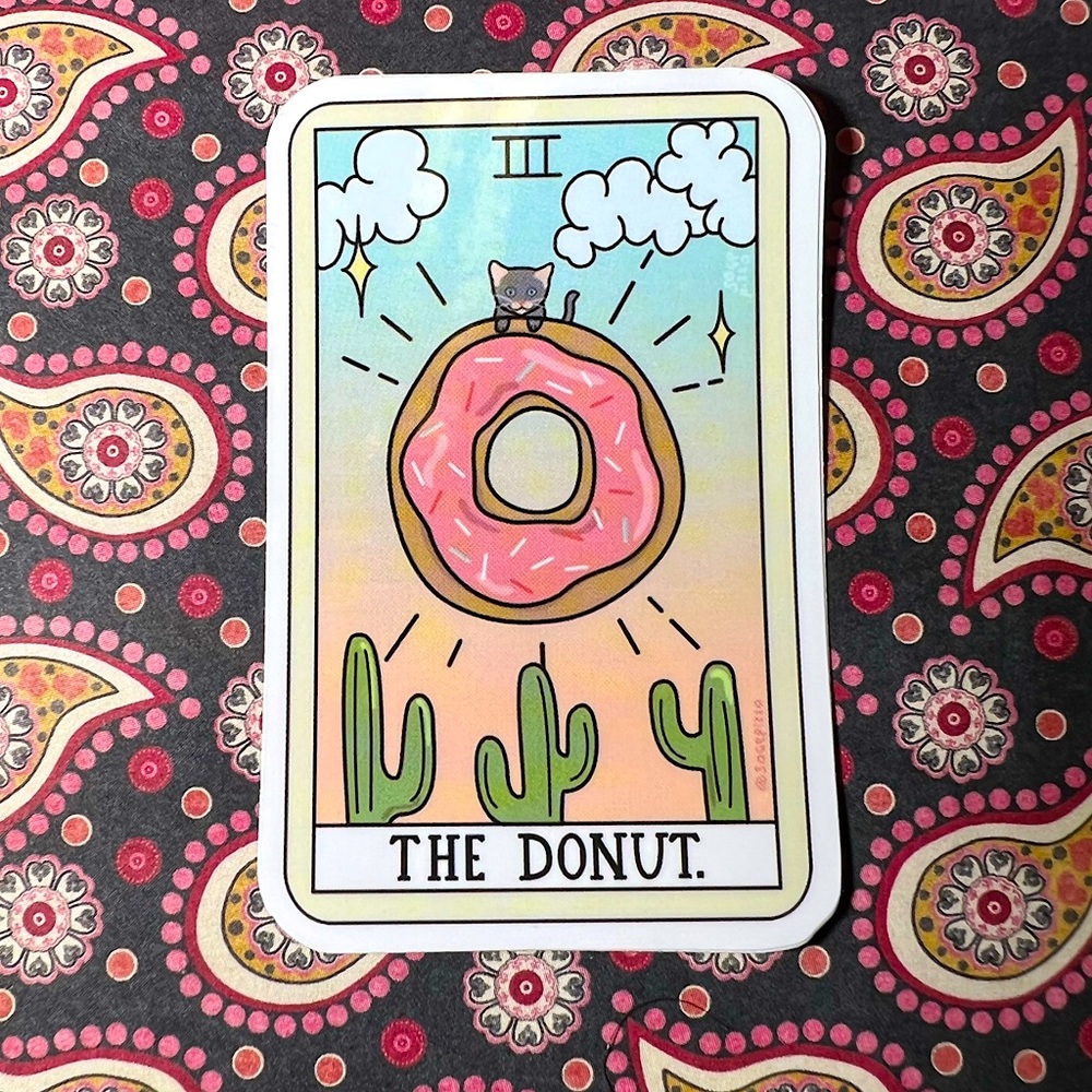 The DONUT Tarot Witchy Spiritual Light Worker Magick Occult Tarot Reader Fortune